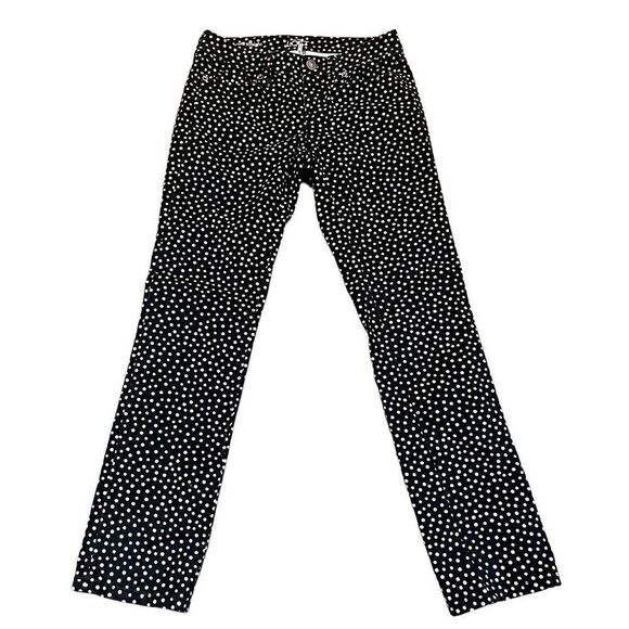 LOFT Modern Straight Polka Dot Pants Size 24 00 P - Picture 1 of 10